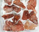 Lot: Natural, Red Quartz Crystal Clusters - Pieces #101530-2